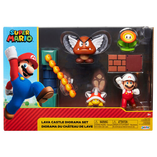 Blister Diorama Super Mario – Château de lave 6cm