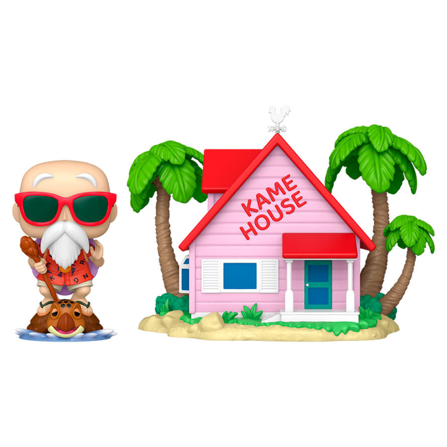 🏝️ Figurine Funko POP! Town – Tortue Géniale à Kame House (Dragon Ball)