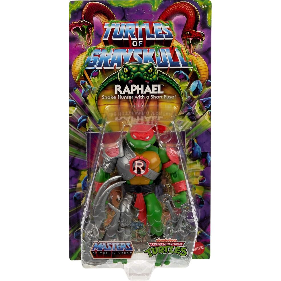Figurine Raphael – Masters of the Universe x Tortues Ninja 14cm
