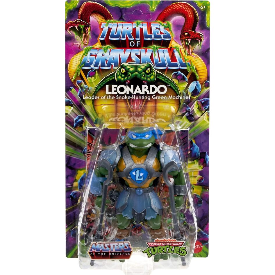 Figurine Leonardo – Masters of the Universe x Tortues Ninja 14cm