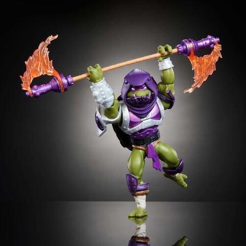 Figurine Donatello – Masters of the Universe x Tortues Ninja 14cm