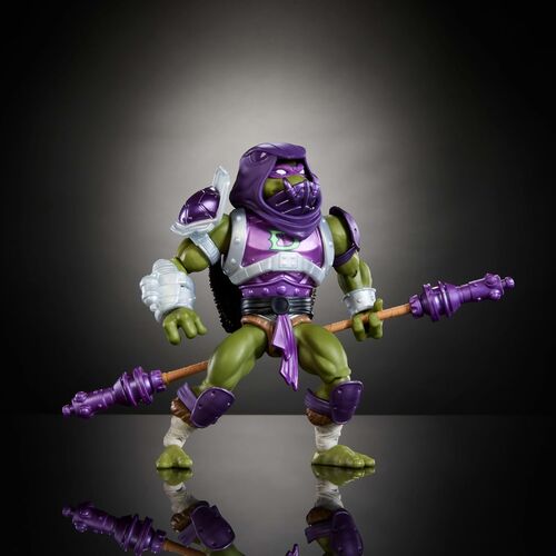 Figurine Donatello – Masters of the Universe x Tortues Ninja 14cm