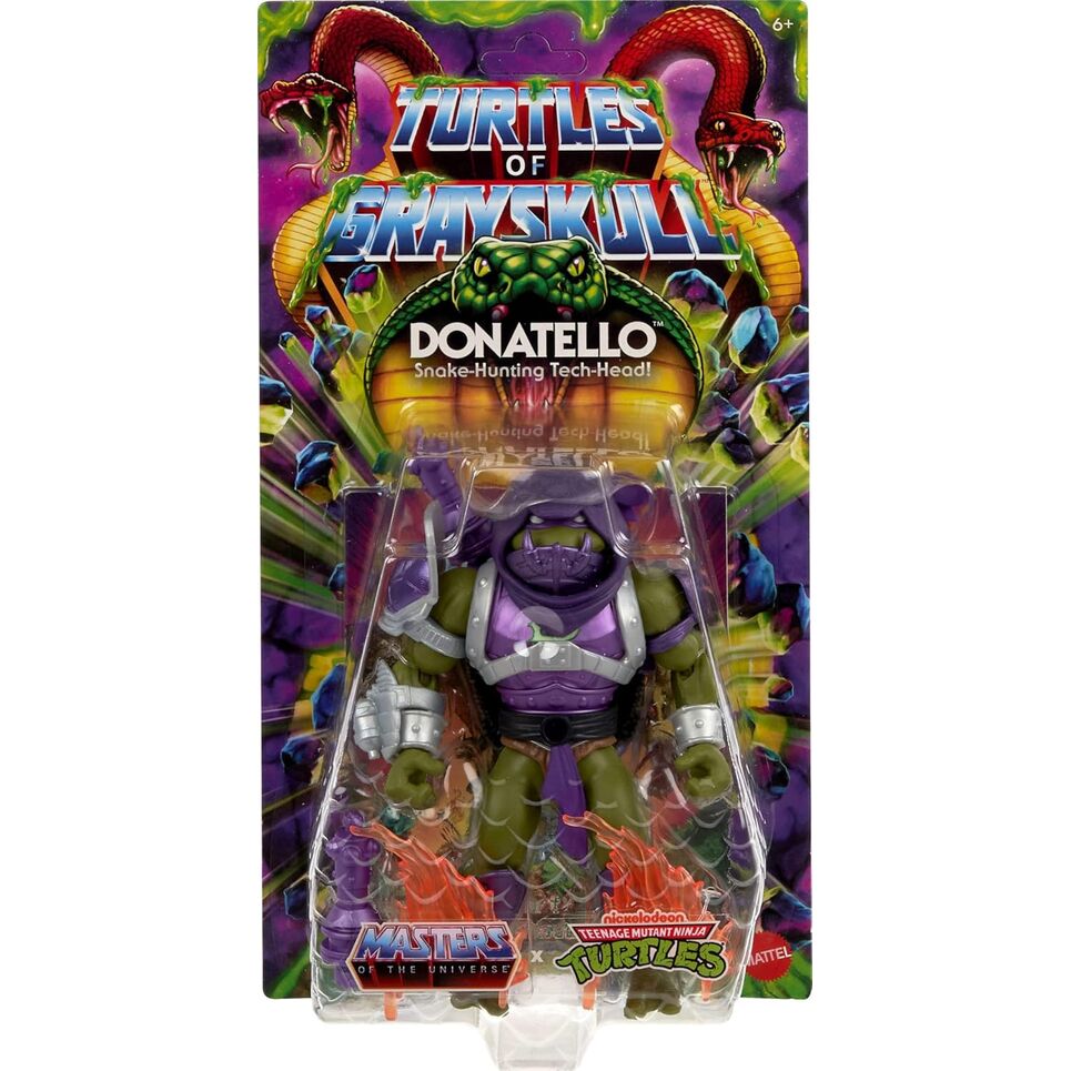 Figurine Michelangelo – Masters of the Universe x Tortues Ninja 14cm