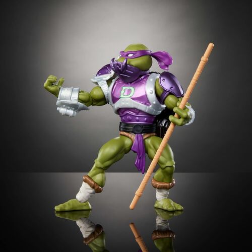 Figurine Donatello – Masters of the Universe x Tortues Ninja 14cm